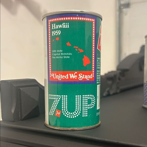 Vintage Collectible Can - Green and Red 7UP - Picture 1 of 5